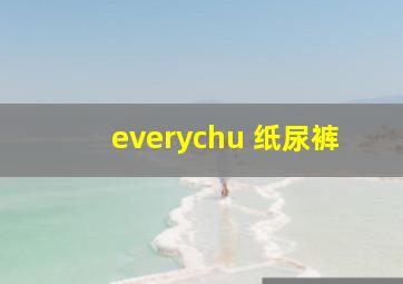 everychu 纸尿裤